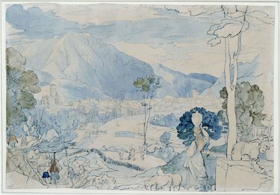 Vista de Trento de Carl Philipp Fohr
